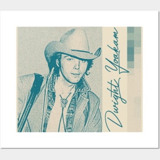 Dwight Yoakam / Vintage Style Original Fan Design Posters and Art